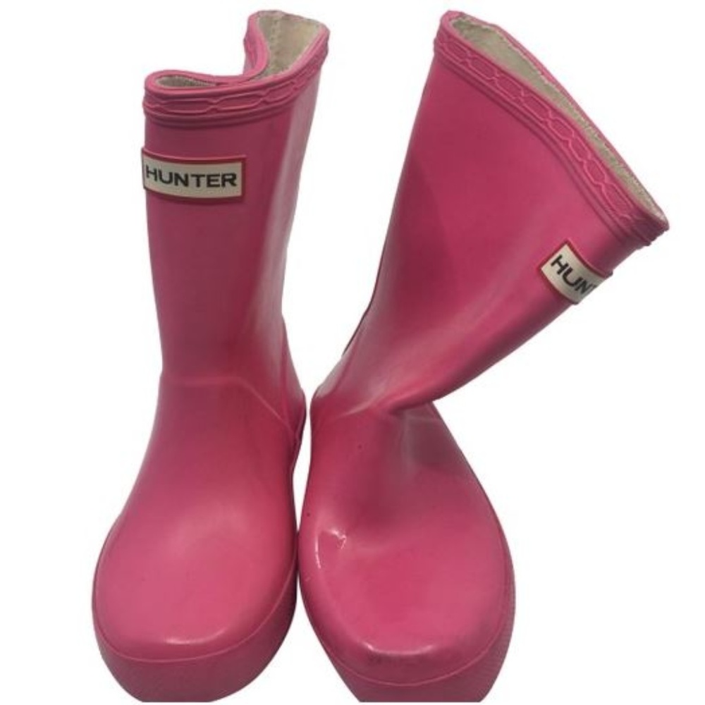 Unisex Hunter Boots Pink Size US 10B/11G